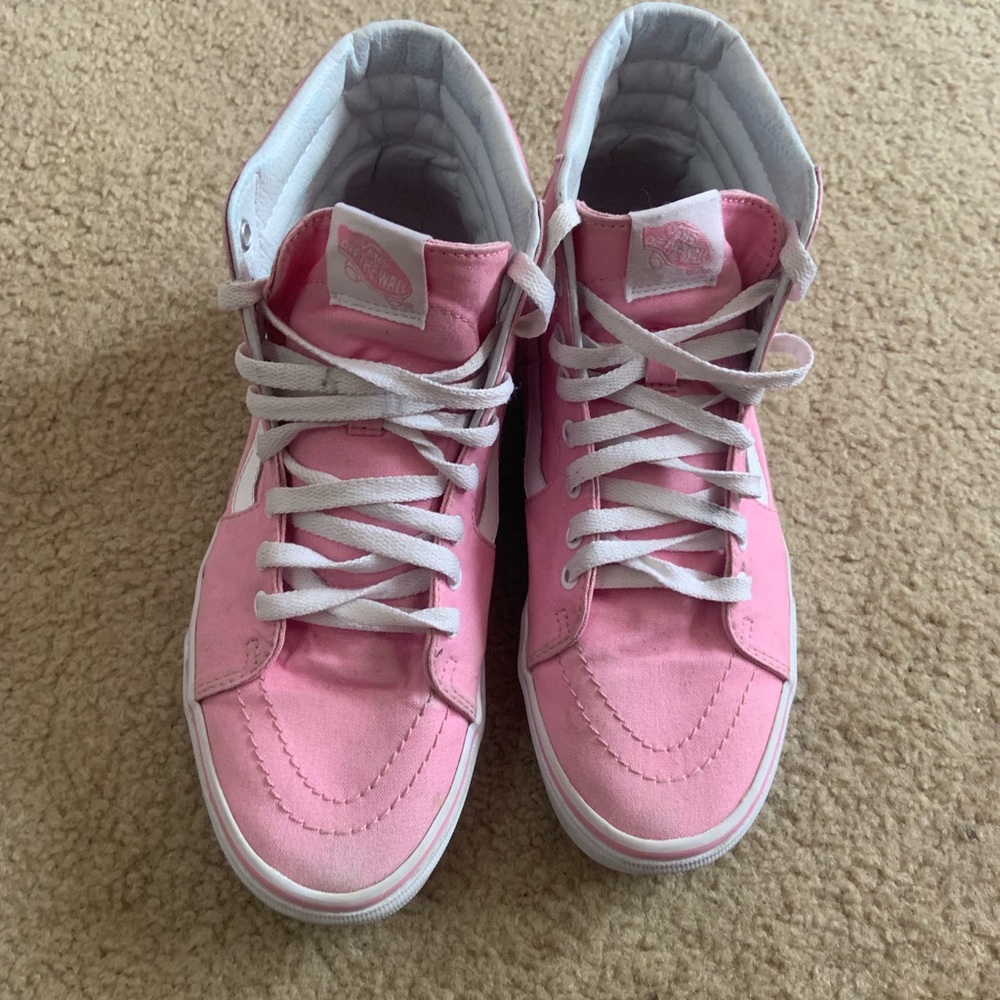 Pink High Top Vans